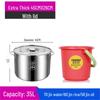 ZISIZ 304 Stainless Steel Stockpot with Lid