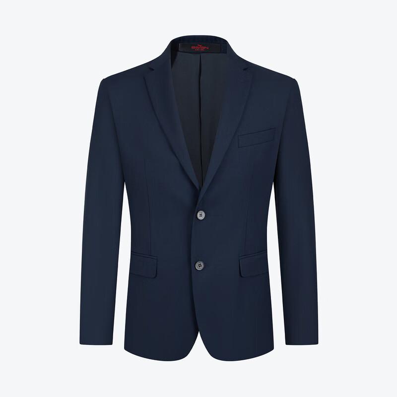 Septwolves Men's High-End Wool Blend Notch Lapel Suit Jacket