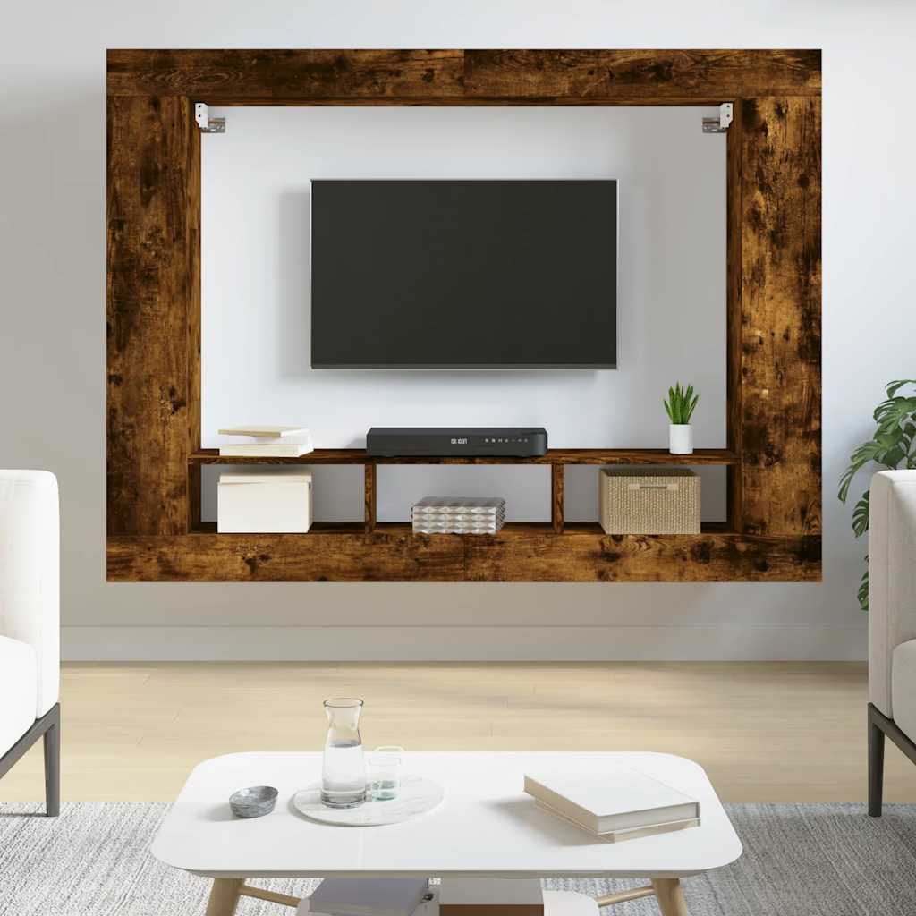 Vidaxl TV-Schrank, Geräucherteiche, 152X22X113 Cm