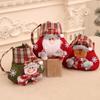 New Christmas Gift Bag Handheld Cloth Bag Cartoon Santa Claus Snowman Elk Xmas Tree Christma New Year Decoration Storage Bags