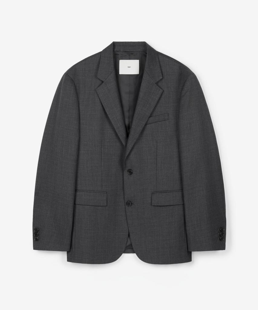TNGT Wool Blend Comfort Set-Up Jacket (Charcoal) Tnja6F100G2