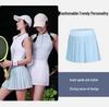 Women's Casual Sporty Pleated Skort - Breathable Tennis & Fitness Wear