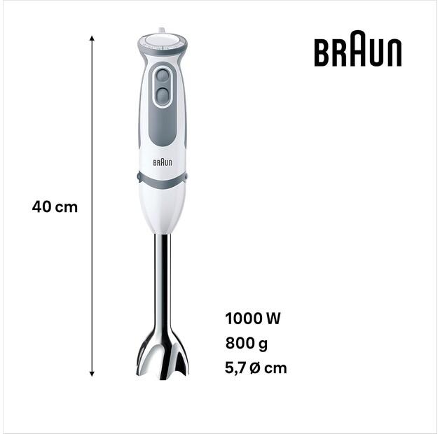 Immersion Blender Braun MQ 5207 WH MultiQuick 5 Vario