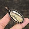 Natural Wild Horse Gemstone Handmade Copper Wire Wrap Gift Pendant 2.28 N6V74
