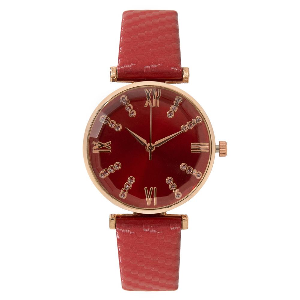 Luxury Ladies Brand Diamond Roman Design Lady Watches Dress Quartz Watch Fashion Green Leather Strap Women Wristwatches