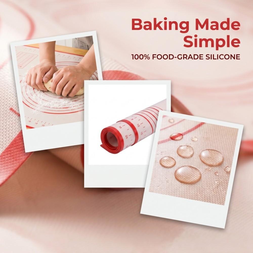 Non Stick Non Slip Silicone Baking Mat Food Grade Silicone Non-Slip Baking Mat Dough Kneading