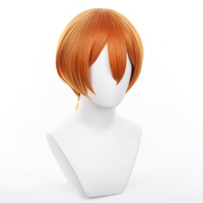 Eileen Love Live! Hoshizora Rin Cosplay Perücke, Hitzebeständig, Anime, Halloween, Weihnachten, Verkleidungsperücke, Schulfest [Inklusive Netz]