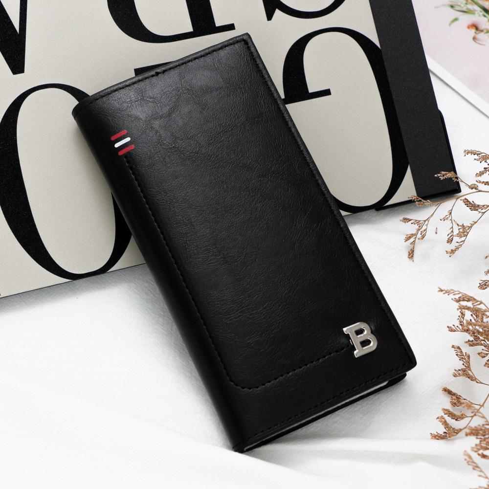 

Unisex Trifold Wallet with Multiple Card Slots, Coin Purse, and US Dollar Pocket чёрный