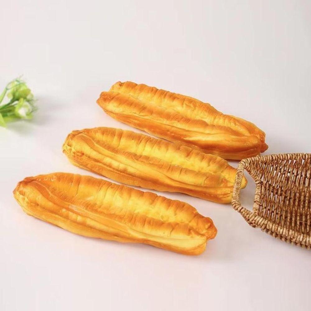 Slow Rising Fried Bread Stick Squishy Simulated Sensory Fidget Bread Birthday Gift