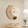Living Room Clock Wall Clock High-end Atmospheric Clock Hanging Wall Hot Selling Machinery Fashion Cream Wind Creative