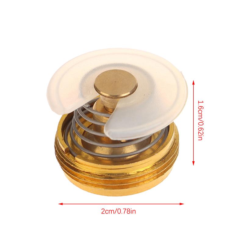 Brass Control Valve Cap Cover M18 Gas Water Heater Linkage Regulator Core Parts
