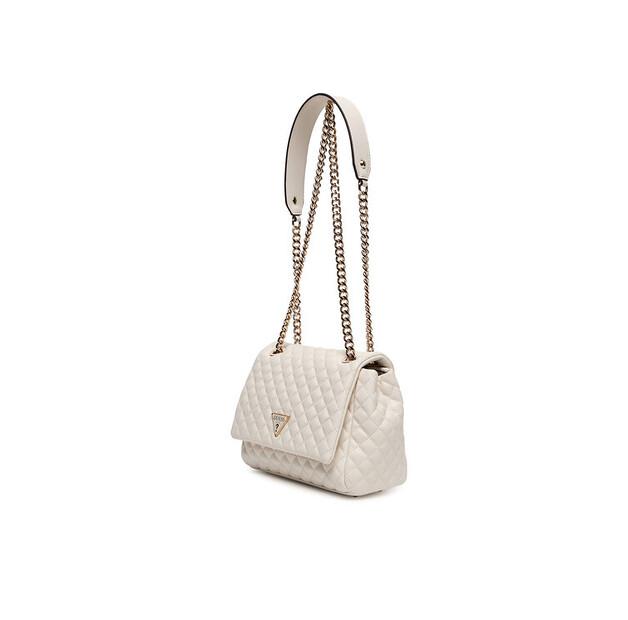 Handbag Guess Everlee HWQG86 79210 White