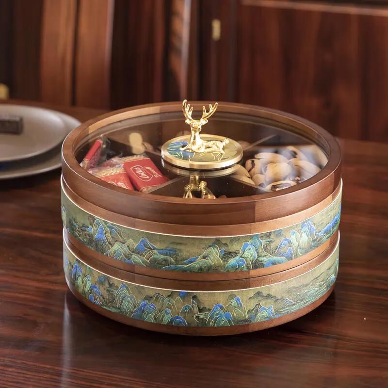 New Chinese Style Light Luxury Snack & Fruit Platter