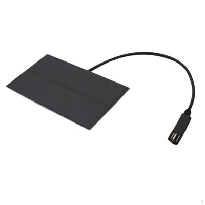 5.5V 1.65W Solar Panel Charger USB Port Use Travel Camera for Biking Outdoor Waterproof High Power