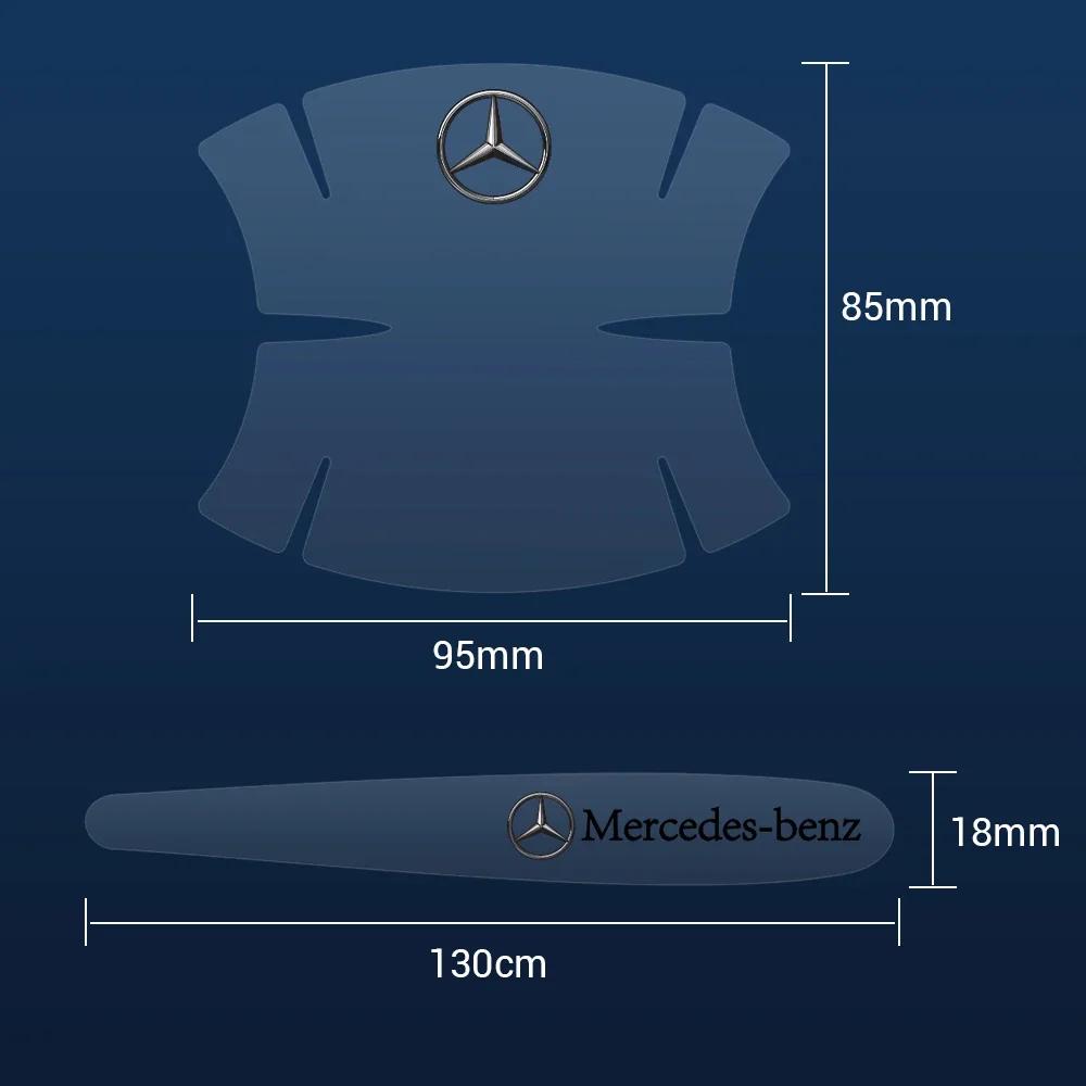 FA94/8Pcs PVC Car Door Handle Stickers Auto Anti Scratch Protective Decal For MERCEDES BENZ W203 W204 W205 W209 W210 W211 W212 W176