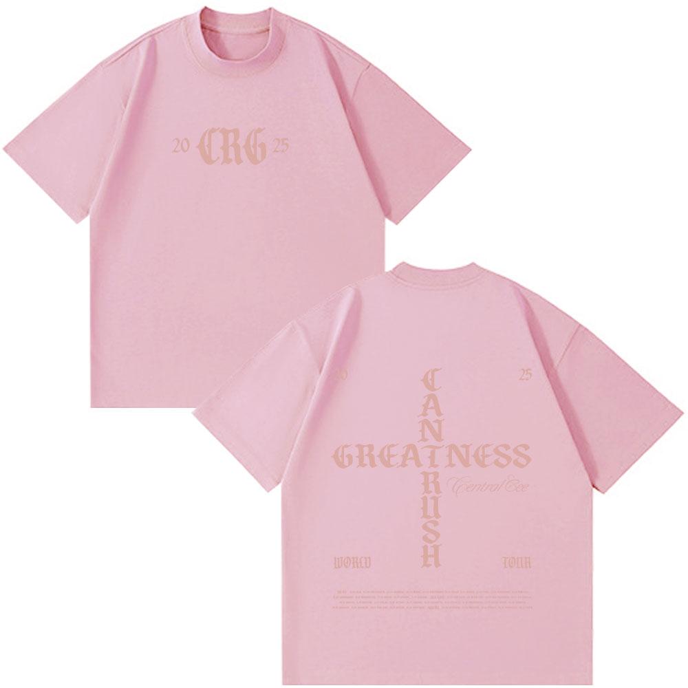 Central Cee CAN'T RUSH GREATNESS World Tour 2025 T-shirt Hip Hop Short Sleeve Oversized T Shirts Men Women Fashion T-shirts Tops4