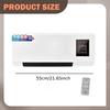 Small Split Air Conditioner Heater Timer Heat Pump for Office Apartment Dorm Without Flower