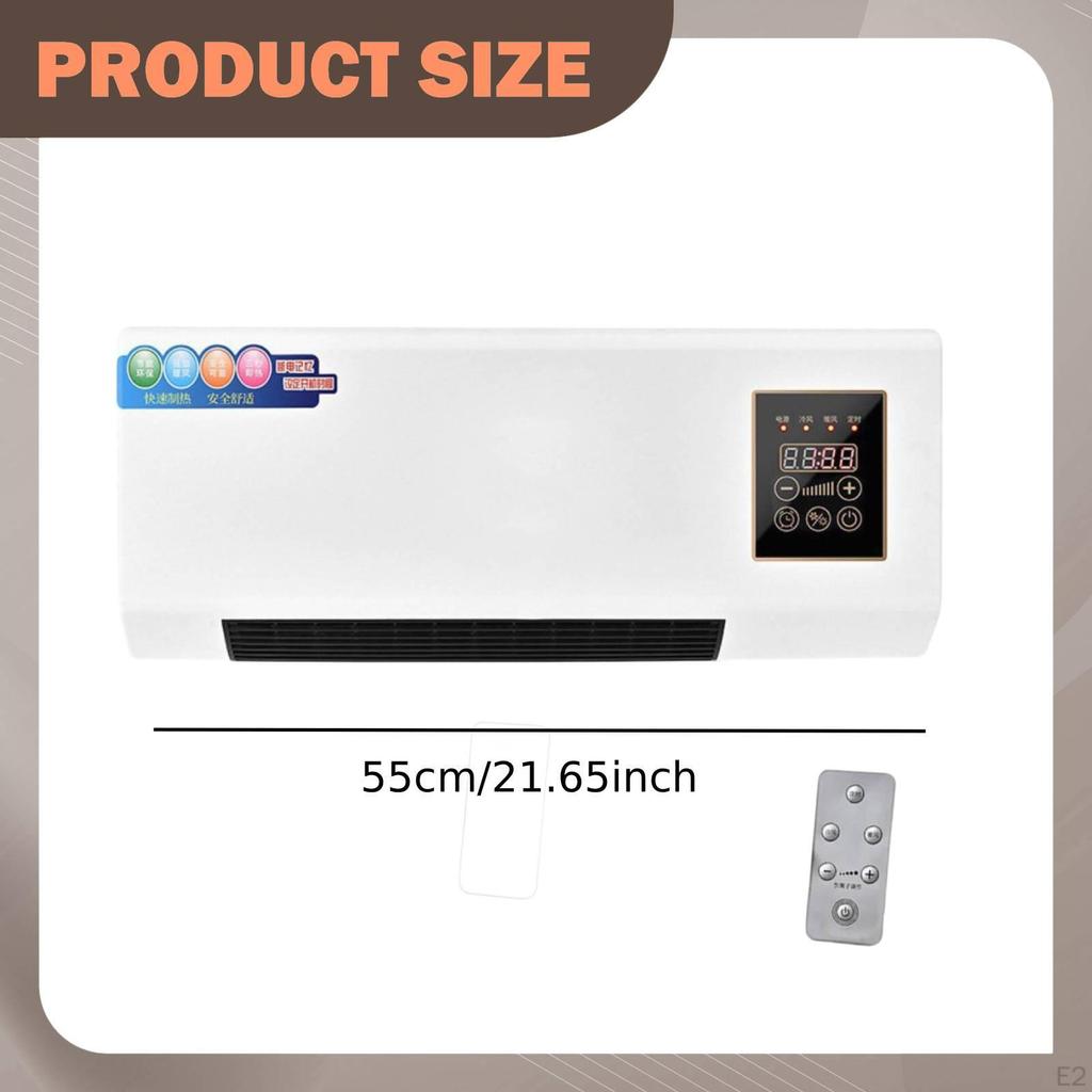 Small Split Air Conditioner Heater Timer Heat Pump for Office Apartment Dorm Without Flower