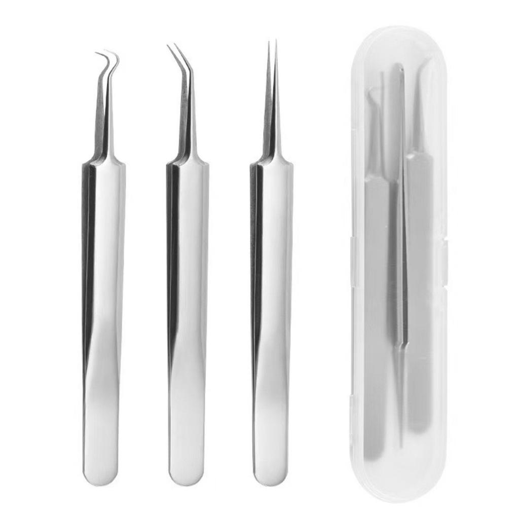 Stainless Steel Cell Pinching Acne Tweezers