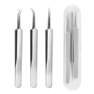 Stainless Steel Cell Pinching Acne Tweezers