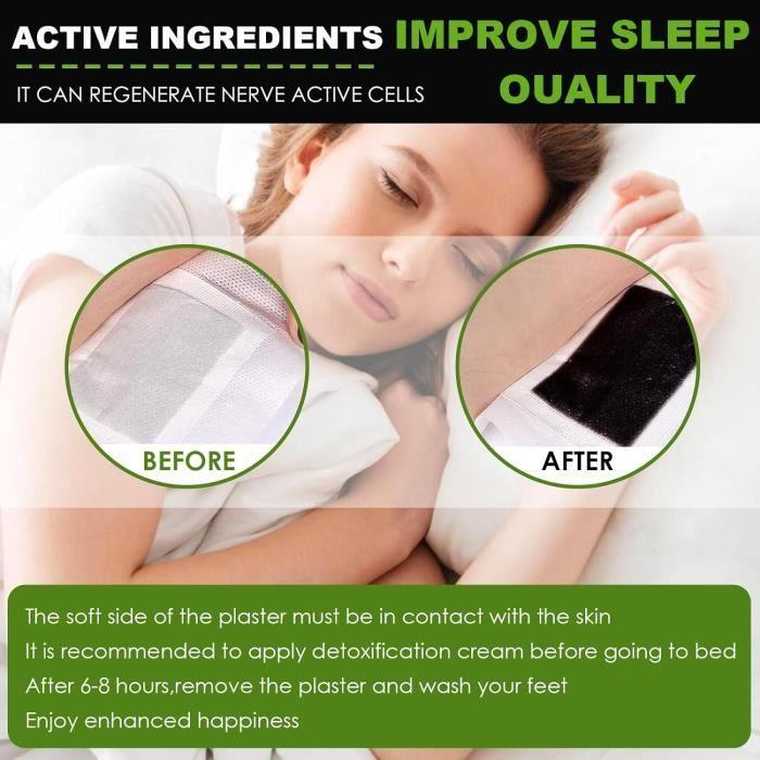 Patch Detox Pieds - Marque - Modèle - Poudre de Gingembre - Poudre de Vinaigre de Bambou