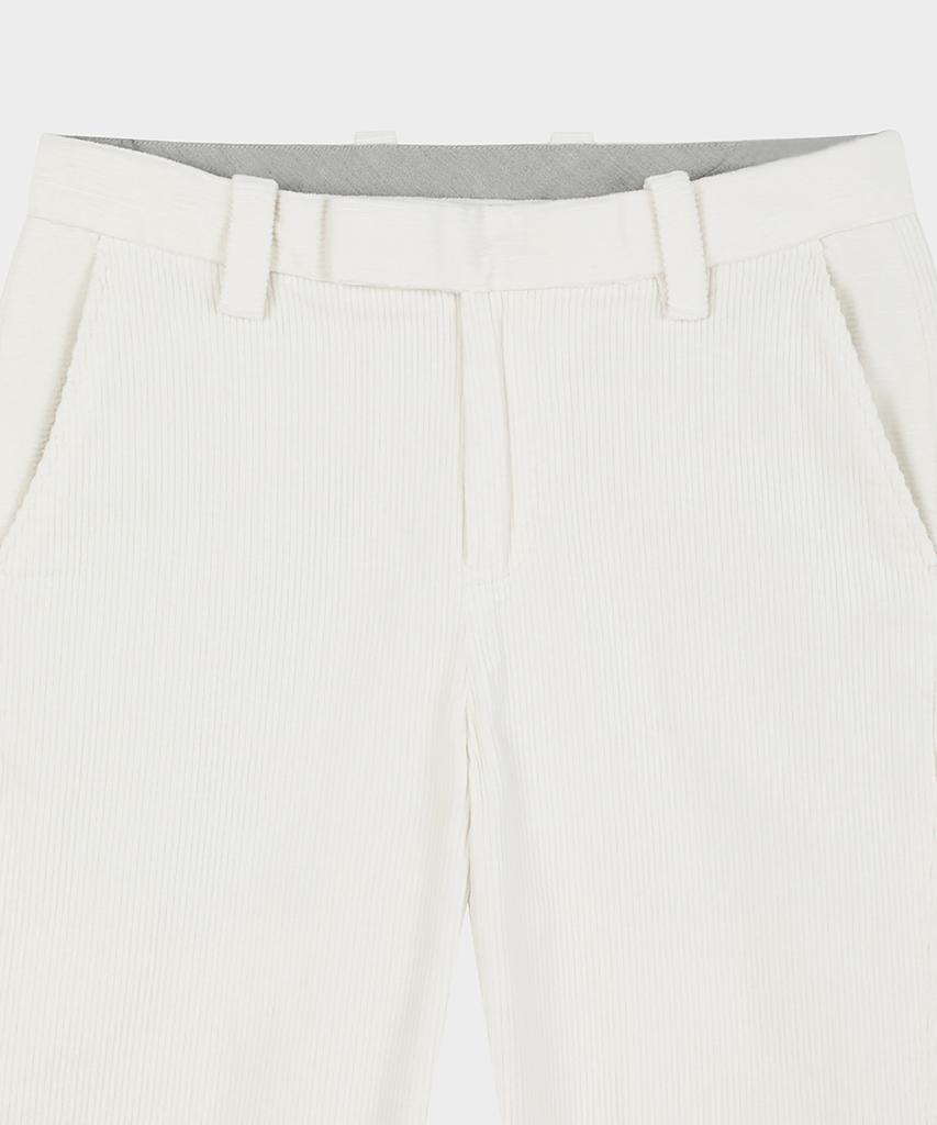 BROOKS BROTHERS Slim Fit 8W Corduroy Pants (Beige) (Bbpcmm4752Zew)
