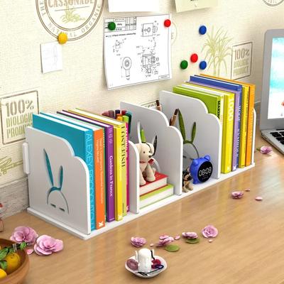 Wielopoziomowa, łatwa w montażu Biblioteczka biurkowa Stojak na książki Urocza dla dzieci i studentów
