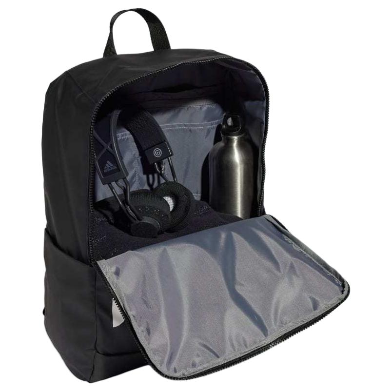 Adidas Polyurethane Backpack Unisex Black & White JD9566