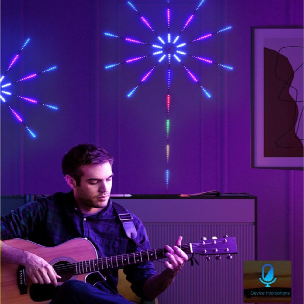 

Светодиодные фонари для рождественских фейерверков, светодиодные ленты для декора спальни, гирлянда S