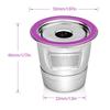 Coffee Capsuled Cup Universals Reusable Coffee Pods Refillable Coffee Capsuled Stainless Steel Cup Coffee Pods Enduring