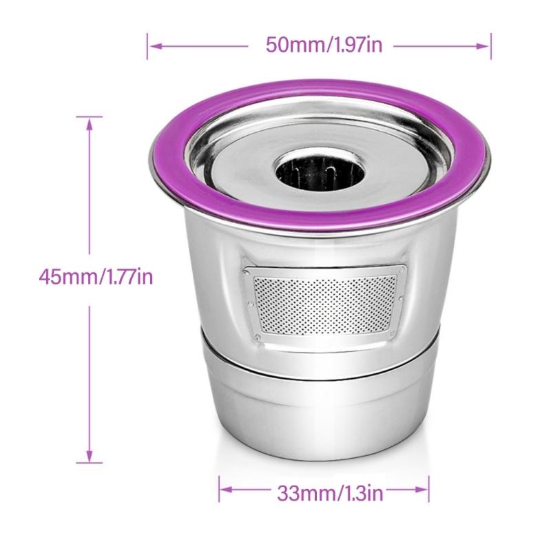 Coffee Capsuled Cup Universals Reusable Coffee Pods Refillable Coffee Capsuled Stainless Steel Cup Coffee Pods Enduring