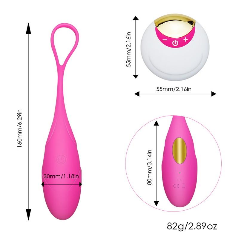 Wireless Remote Control Vagina Balls Silicone Bullet Egg Vibrators USB Rechargeable Massage Ball Adult Sex Toys