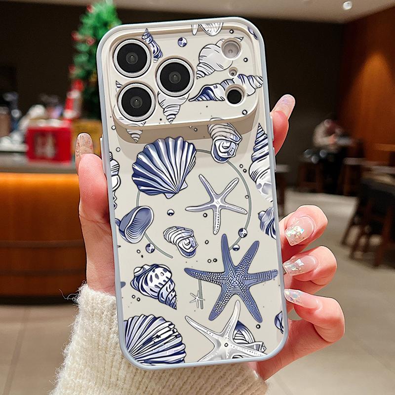 Shark Whale Pattern Case For iPhone 17 Pro Max Magnetic For Magsafe Hybrid Slim Matte Cover For iPhone 16 15 14 13 Pro Max