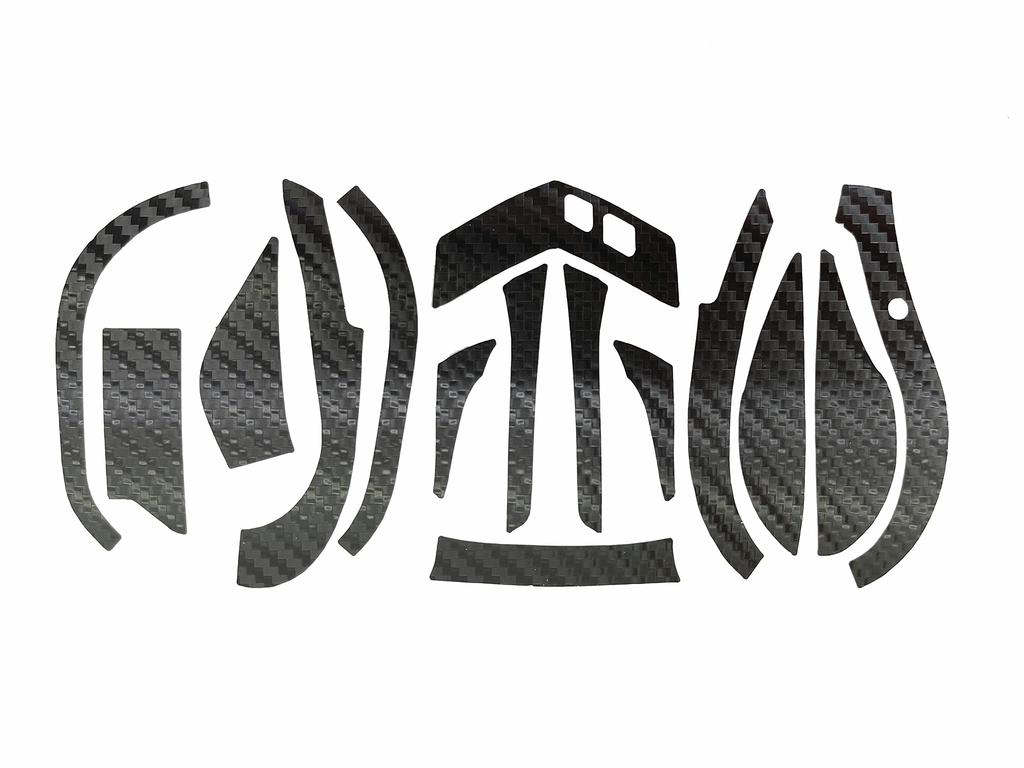 CUSTOM YOROI 21 Gekkabijin AIRTW Custom Scratch Baitcasting Reel Customization SEAT.JP Decal, Protection, (Black, Left-Handed)