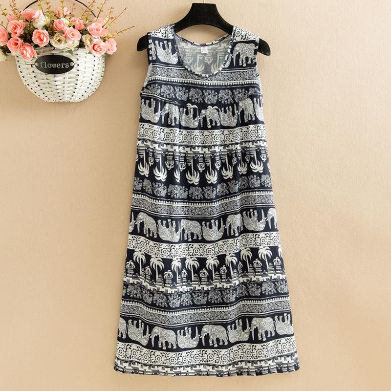 Vasaros oversize suknelės moterims Elegantiškos laisvalaikio ilgos suknelės be rankovių