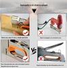 Manual Brad Nailer and Staple Gun with U-Shaped and Hog Ring Staples - Model 1008F