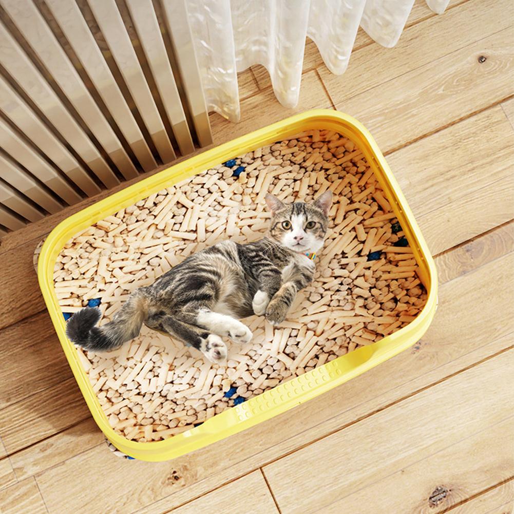 Cat Bedpans Anti Splashing Cat Litter Pan with Scoop Litter Tray with Lid for Larger Cat Breeds Or Multiple Cat Households