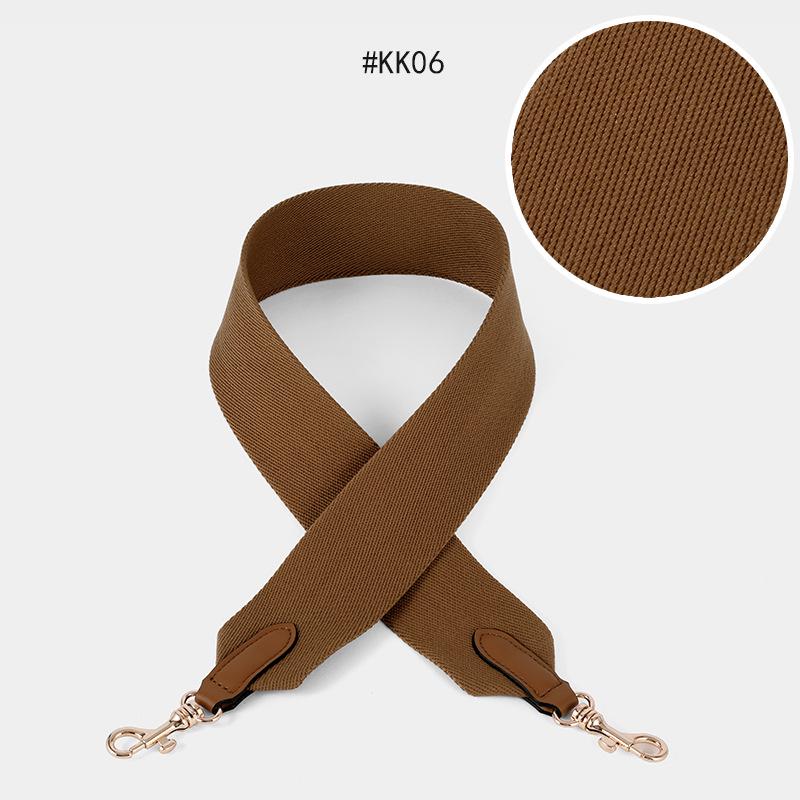 6cm Wide Cowhide Canvas Shoulder Strap for Versatile Crossbody Bucket Bags