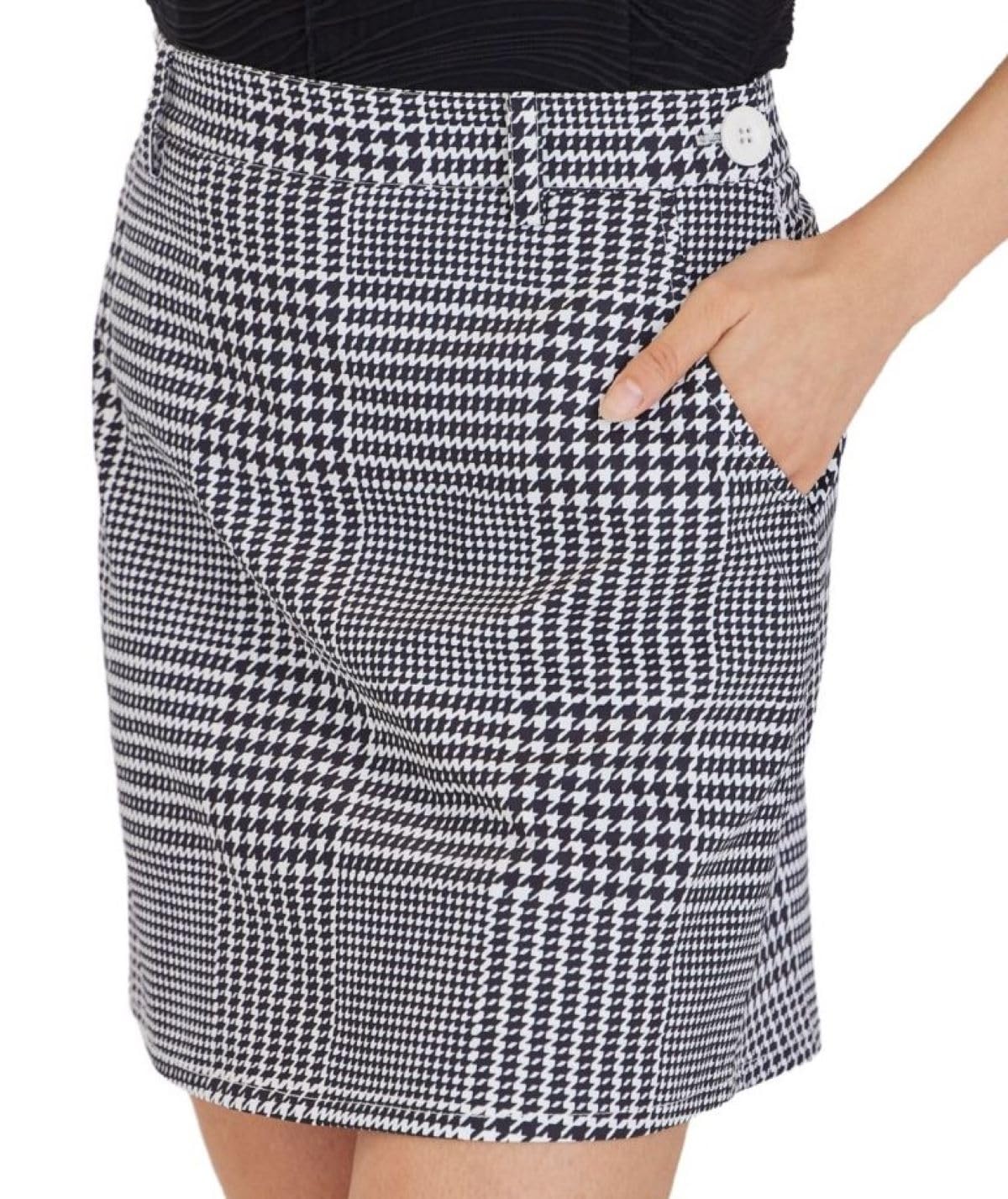 

Delsol 7888 Lightweight Glen Check Golf Delsol Lightweight Plus Sizes 4L Glen Check Skirt, Women s Wear, Golf, Spring/Summer Skirt, Polyester, M, L,