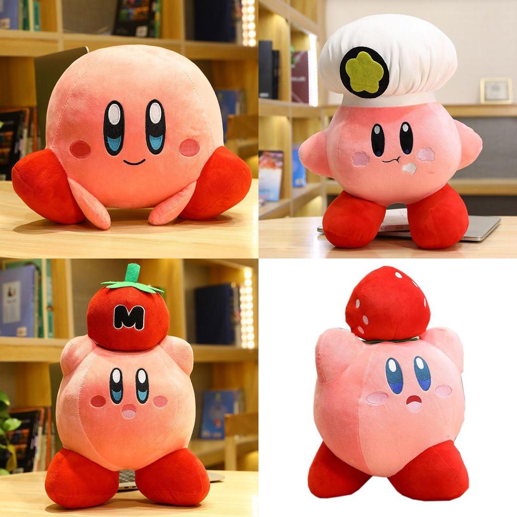 Adorably Soft 32 Cm Kirby Adventure Chef Strawberry Plush Dolls For Kids And Collectors