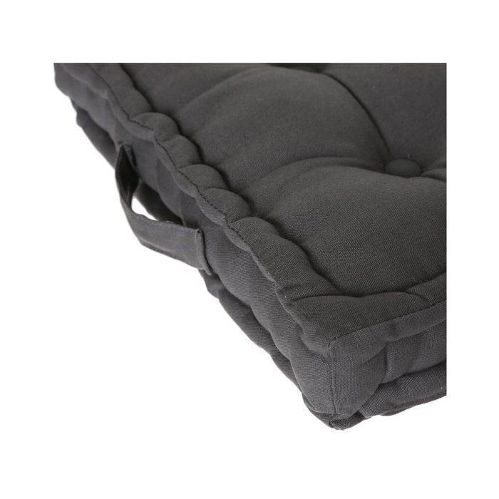 Coussin De Sol 40 X 40 Cm Horizon Uni Gris