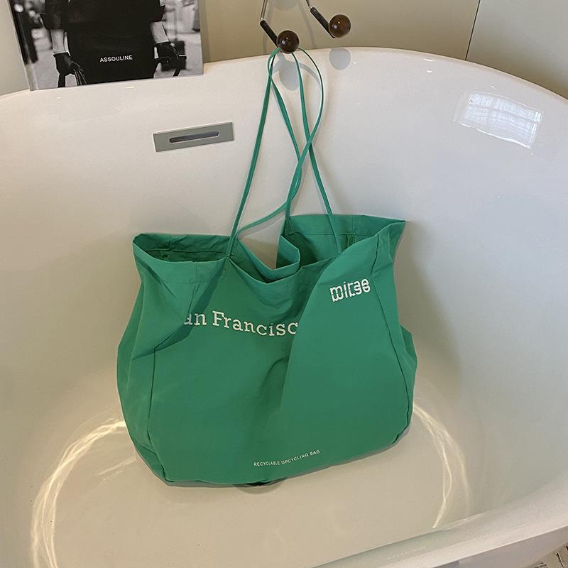 2025 summer new foreign-style texture personalized large-capacity bag fashion trend women's niche shoulder tote bag