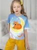 Girl Clothes Cute Wing Cat 3D Print Short Sleeve Tees Casual Round Neck Kids T-Shirt Tops Fashion Streetwear Children's Clothing
