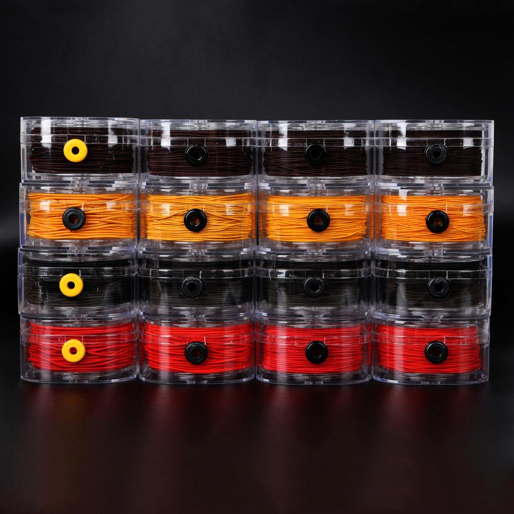 0.8-1.5mm DIY Beading Stretch Rubber Band Elastic Thread Cord with Box Round Beading Wire Jewelry Making