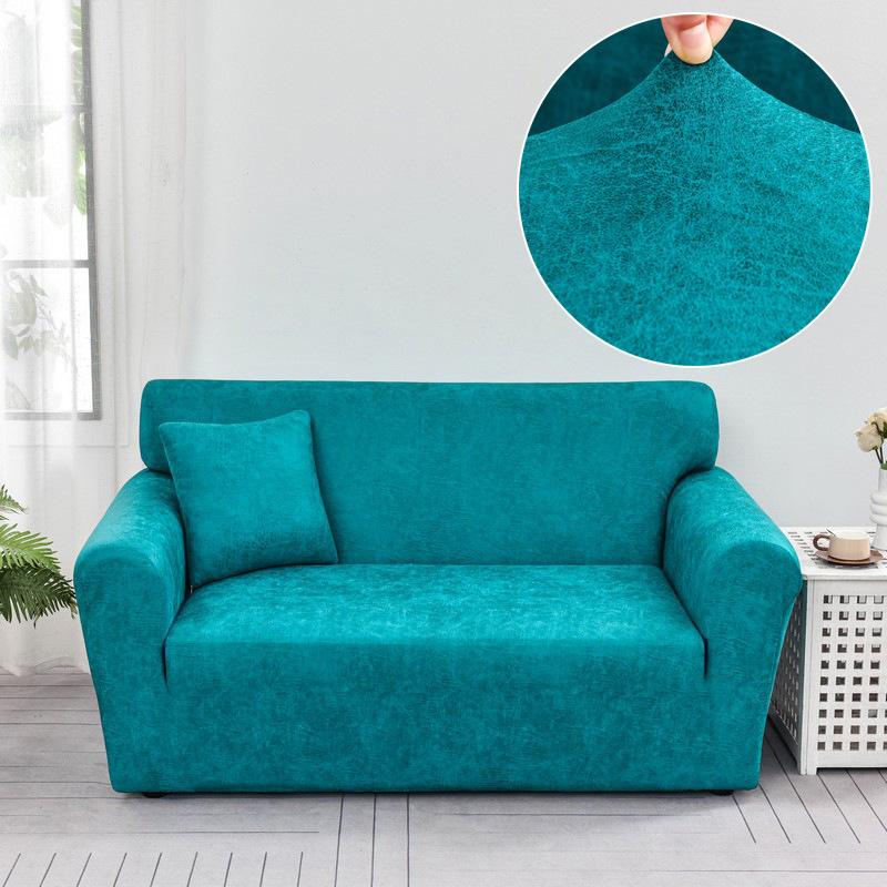 Жаккардовый эластичный чехол для дивана для гостиной накидки тянущийся полярный флис протектор для кресла L-образный диван 1234-местный для дома 90-140cm 6490₽
