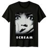 Urlare (1996) T-Shirt Ispirata a Locandina Film Retro Horror Spaventosa Anni '90 Maglietta Unisex