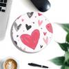 Anti slip 1pc Mouse Pad Keyboard Mouse Pad office Pad Desk accessories Game Console Pad Computer Laptop Pad Love Heart Leopard