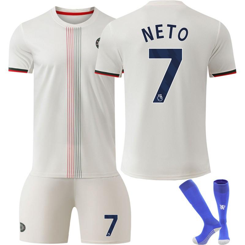 2526 Chelsea Away Football Jersey No. 7 Sterling 8 Enzo 6 Silva Home Correct Version Set