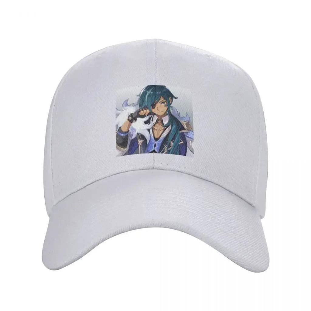 Fashion Kaeya Genshin Impact Baseball Cap Women Unisex Adjustable Anime Game Dad Hat Sports Snapback Hats