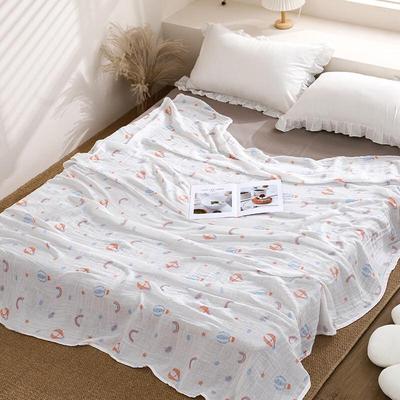 Oeny Summer Cotton Gauze Hot Air Balloon Quilt